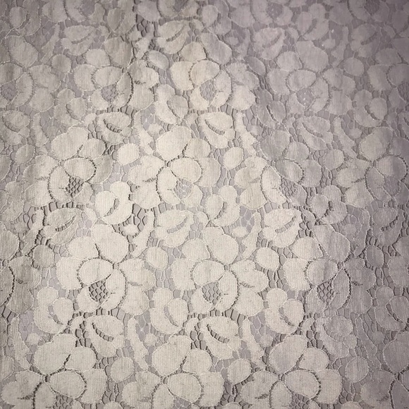 Aritzia Talula Oji Dress Floral Lace Fully Lined Size XS Short Sleeve Beige - Picture 2 of 6